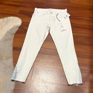 Moussy Vintage Burnside Skinny Jeans with Frayed Hem - Sz 28 NWT $350